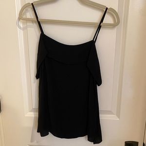 Black silk Theory tank, small